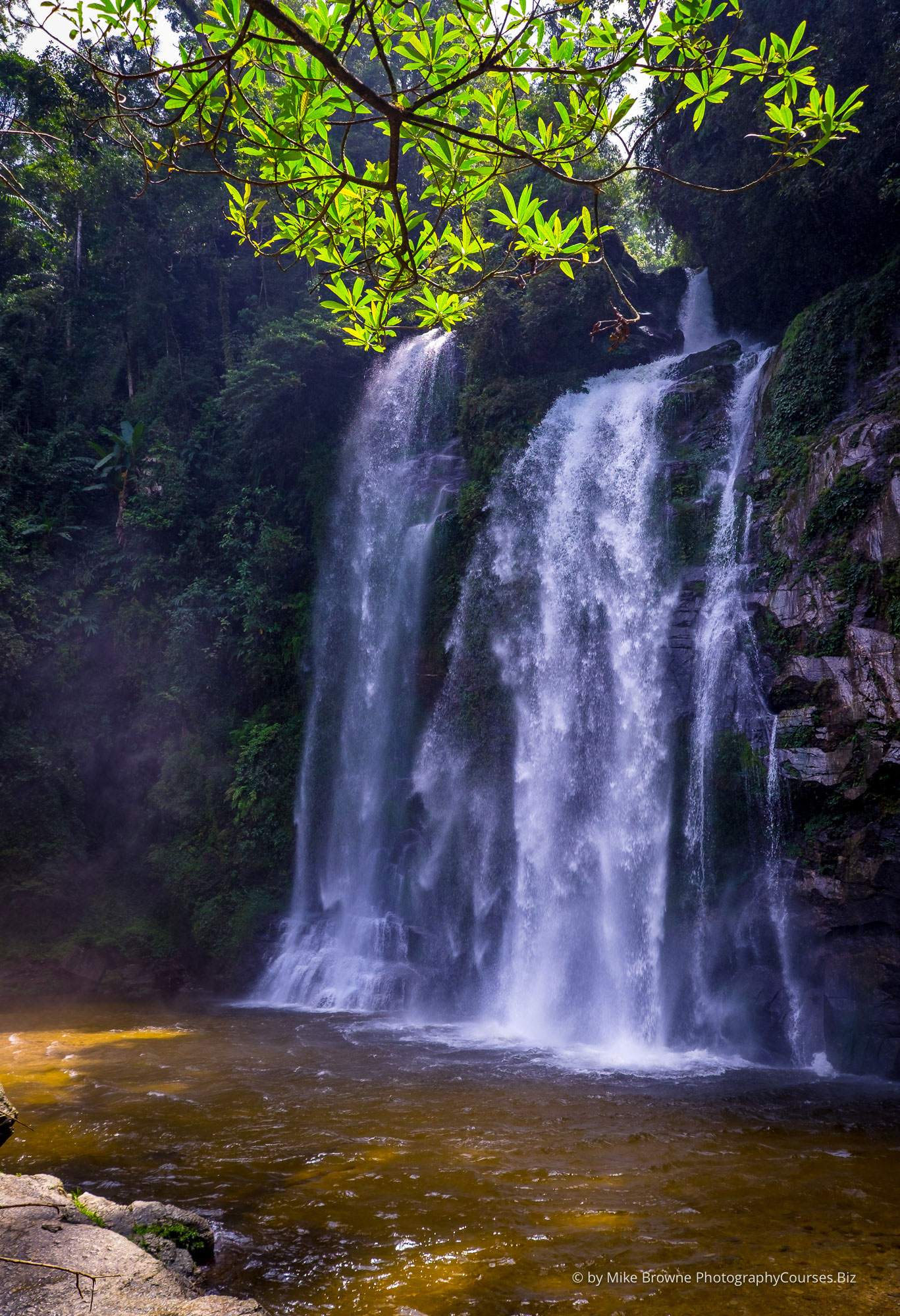 waterfall droplets